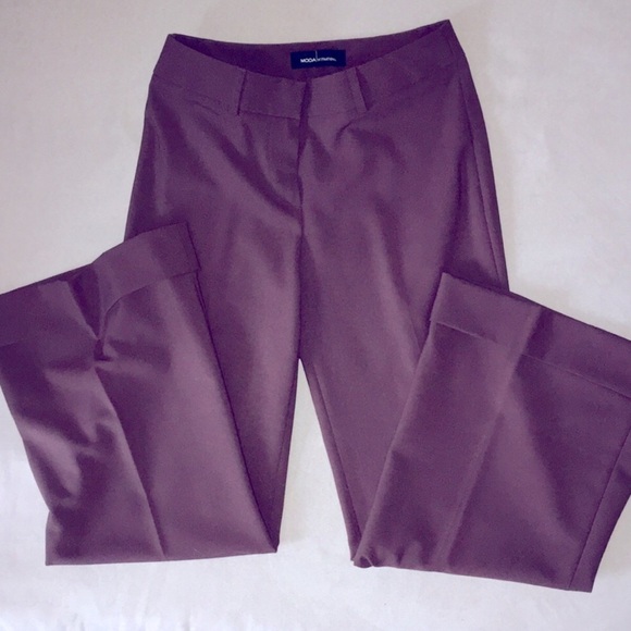 Moda International Beige 2-piece Lined Pants Suit. SZ 0 (pics show brown suit) - Picture 7 of 8